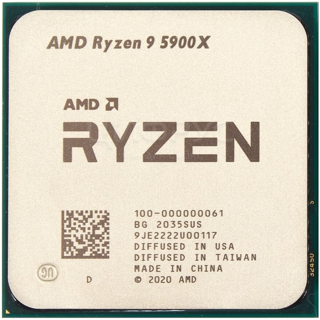 Технические характеристики: AMD Ryzen 9 5900X X12 AM4 OEM 105W