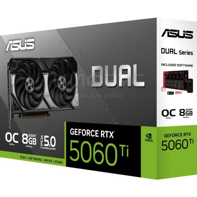 Технические характеристики: Asus GeForce RTX 5060 TI DUAL OC 8GB