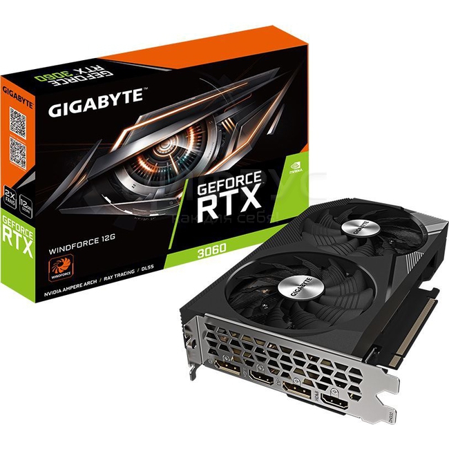 Технические характеристики: Gigabyte GeForce RTX 3060 12Gb GDDR6