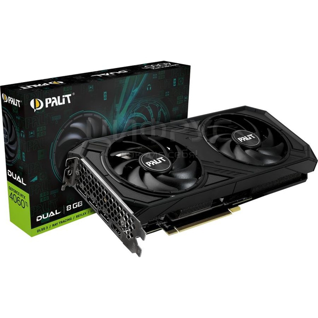 Купить Palit GeForce RTX 4060 TI DUAL 8Gb GDDR6 (NE6406T019P1