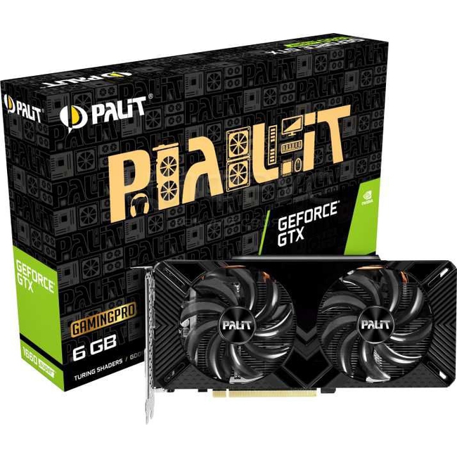 Технические характеристики: Palit PCI-E PA-GTX1660 SUPER GP 6G