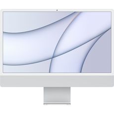 Apple iMac 24 2021 (M1, RAM 8GB, SSD 256GB, 8-CPU, 8-GPU, MacOS) Silver (MGPC3)