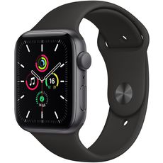 Apple Watch SE GPS 44mm Aluminum Case with Sport Band Grey/Black (LL)