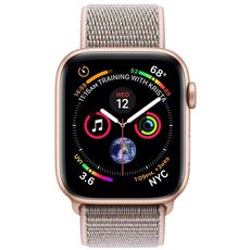 Apple Watch Series 4 GPS 40mm Aluminum Case with Sport Loop gold/pink