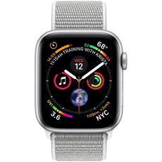 Apple Watch Series 4 GPS 40mm Aluminum Case with Sport Loop silver/white