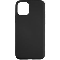 Задняя накладка для Apple iPhone 11 черная силикон