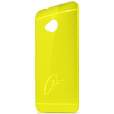Задняя накладка для HTC One желтая
