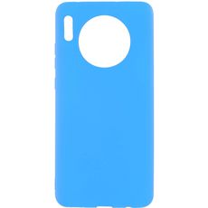 Задняя накладка для Huawei Mate 30 голубая силикон