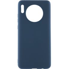 Задняя накладка для Huawei Mate 30 Pro синяя силикон