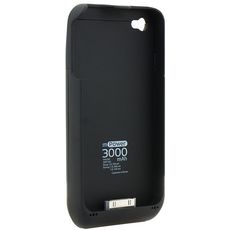Задняя накладка для iPhone 4S с АКБ 3000mAh черная