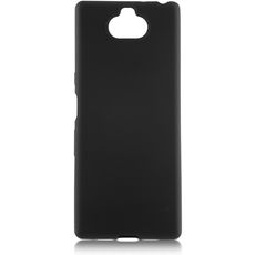 Задняя накладка для Sony Xperia 10 чёрная силикон