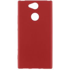 Задняя накладка для Sony Xperia XA2 красная силикон