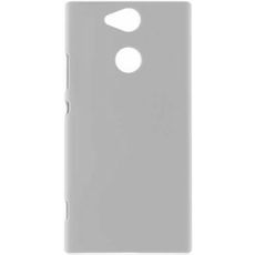 Задняя накладка для Sony Xperia XA2 серебряная силикон