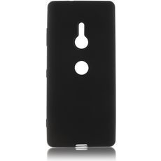 Задняя накладка для Sony Xperia XZ3 чёрная силикон