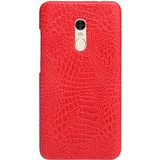 Задняя накладка для Xiaomi Redmi Note 3 красная кожа