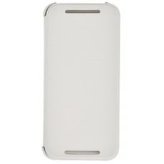 Чехол для HTC One Mini книжка белая кожа