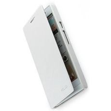Чехол для Huawei P6 книжка белая кожа
