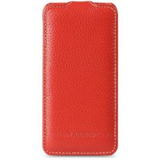 Чехол для Nokia 530 откидной красная кожа