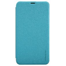 Чехол для Nokia 630 / 635 / 636 книжка голубая кожа
