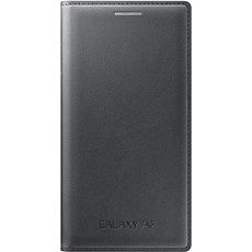 Чехол для Samsung Galaxy A3 книжка черная кожа