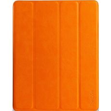 Чехол для Samsung Note Pro 12.2 / Tab Pro 12.2 под оригинал книжка оранжевая кожа