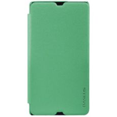 Чехол для Sony Xperia Z книжка зеленая кожа