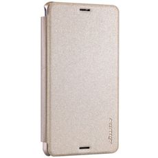 Чехол для Sony Xperia Z3 книжка золотая