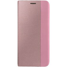 Чехол-книга для iPhone 13 Pro Max розовый MESH LEATHER MIX