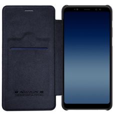Чехол-книга для Samsung A8 (2018) черный Nillkin