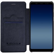 Чехол-книга для Samsung A8+ (2018) Flip черный Nillkin