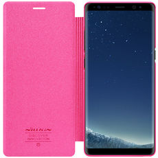 Чехол-книга для Samsung Note 8 розовый