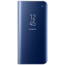 Чехол-книга для Samsung S8 синий Clear View