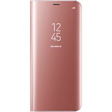 Чехол-книга для Samsung S9 розовый Clear View