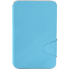 Чехол книжка для Samsung Tab2 P5100 голубая кожа