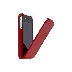 Чехол откидной для Samsung I9100 красная кожа