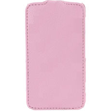 Чехол откидной для LG L7 розовая кожа