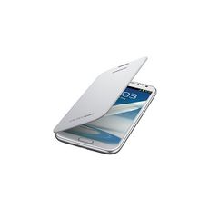 Чехол с подставкой для Samsung N7100 Note 2 Clear View белая кожа
