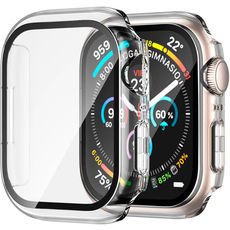 Защитный чехол со стеклом Apple Watch 45мм прозрачный