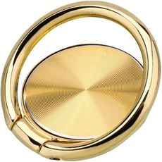 Kольцо-держатель для телефона золотое