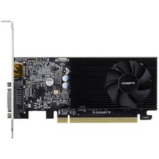 Gigabyte PCI-E GV-N1030D4-2GL NVIDIA GeForce GT 1030 2048Mb 64 DDR4 1177/2100 DVIx1 HDMIx1 HDCP Ret low profile (GV-N1030D4-2GL) (РСТ)