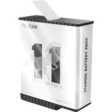 Аккумулятор для GoPro Hero 12/11/10/9 BLACK Telesin 1720 mAh Stamina литий-полимерный морозостойкий	