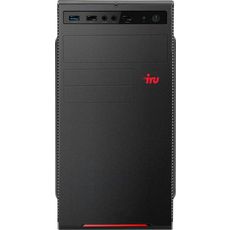 IRU Home 310H5SE (Intel Core i3 10100 3.6, 4Gb, SSD 240Gb, UHDG 630, Free DOS, GbitEth, 400W) Black (1610371) (РСТ)