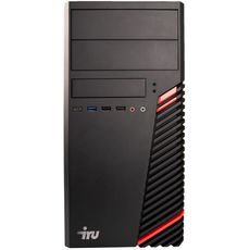 IRU Home 310H5SM (Intel Core i3 10105F 3.7, 16Gb, SSD 512Gb, GTX1630 4Gb, Free DOS, GbitEth, 500W) Black (1859404) ()