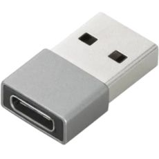 Адаптер-переходник OTG Type-C на USB Deppa серебристый