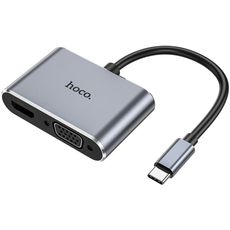 HUB   HOCO Premium HB30 Type-C USB3.0 + VGA+HDTV+PD100W