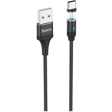 USB кабель Type-C Hoco U76 Magnetic adsorption черный