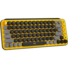Клавиатура Logitech POP Keys Механическая беспроводная желтый + черный 920-010716