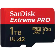 K Micro SDXC 1Tb Sandisk Extreme Pro UHS-I U3 V30 A2 + ADP (200/140 MB/s)