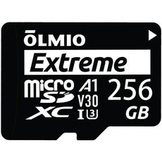 MicroSD 256gb Olmio Extreme XC UHS-I U3 V30 A1 R90mb/c W80mb/c c  