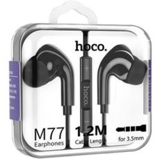 Наушники HOCO M77 Wired Earphones 3.5 черные